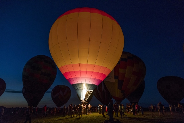 Paseo en globo al amanecer